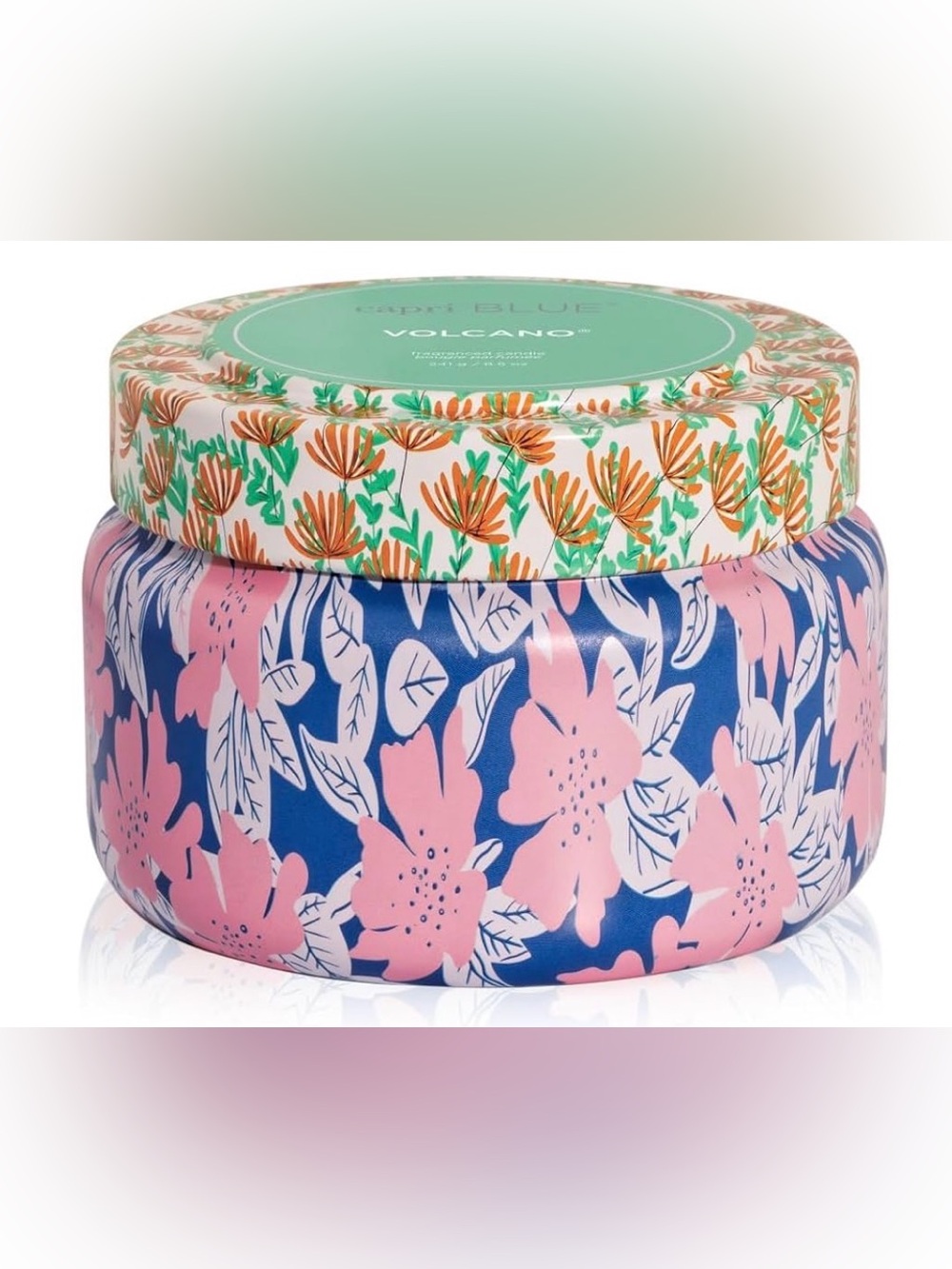 Capri Blue Volcano Scented Candle Floral,flirty, and bursting with bold patterns